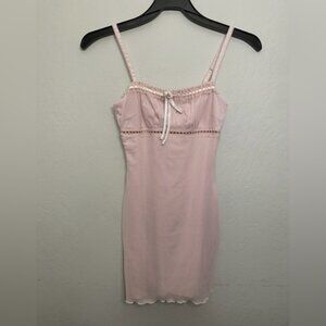 NWT Kassidy Pink Mesh Mini Dress Size XS